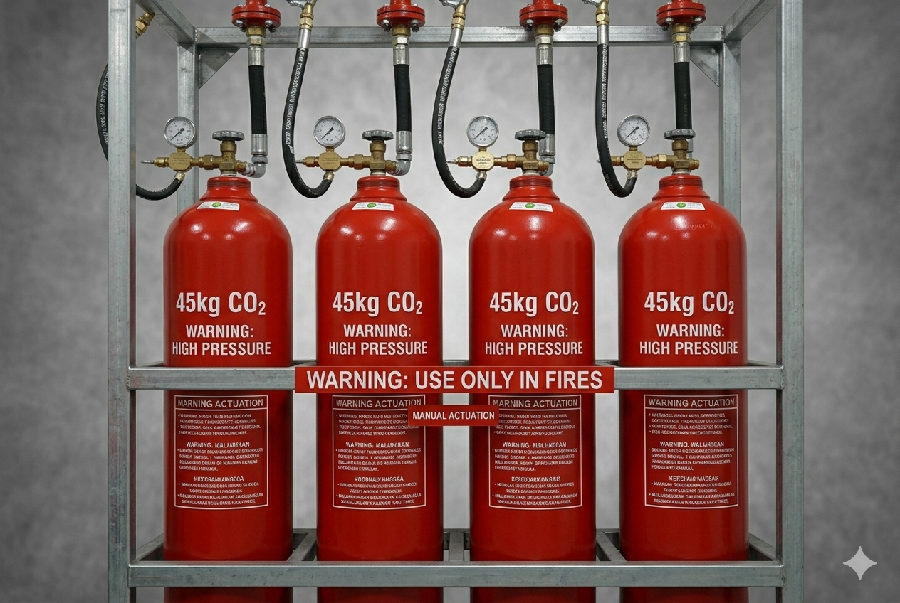 Gas suppression system